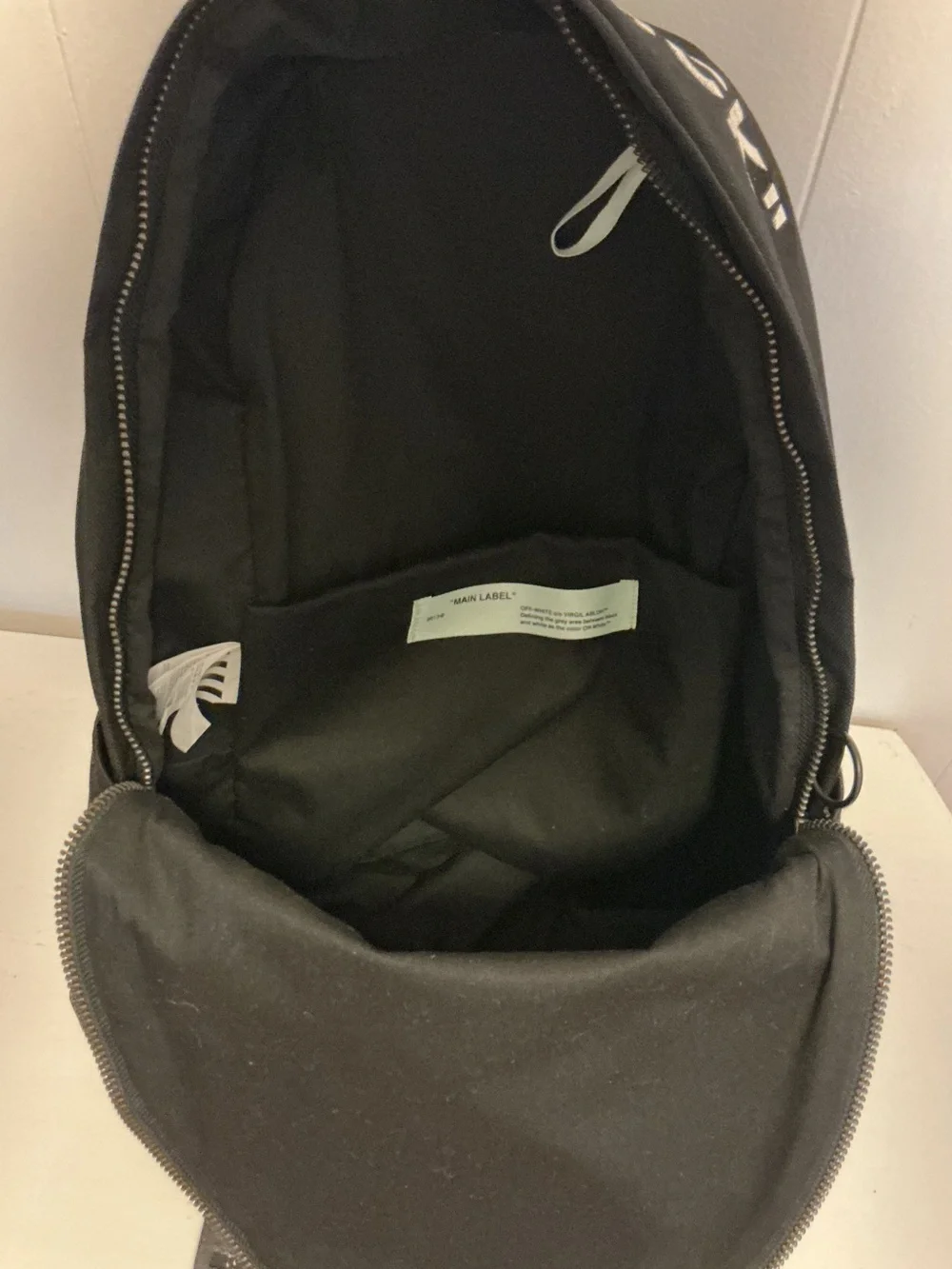 Off White Quote Backpack